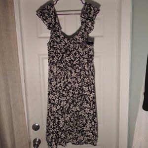 Black & White flower dress
